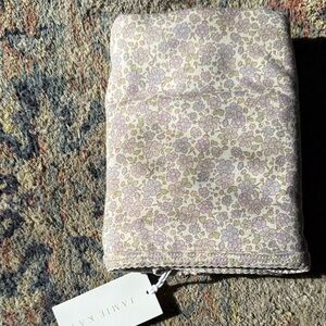 Jamie Kay Lavender and Olive Floral blanket